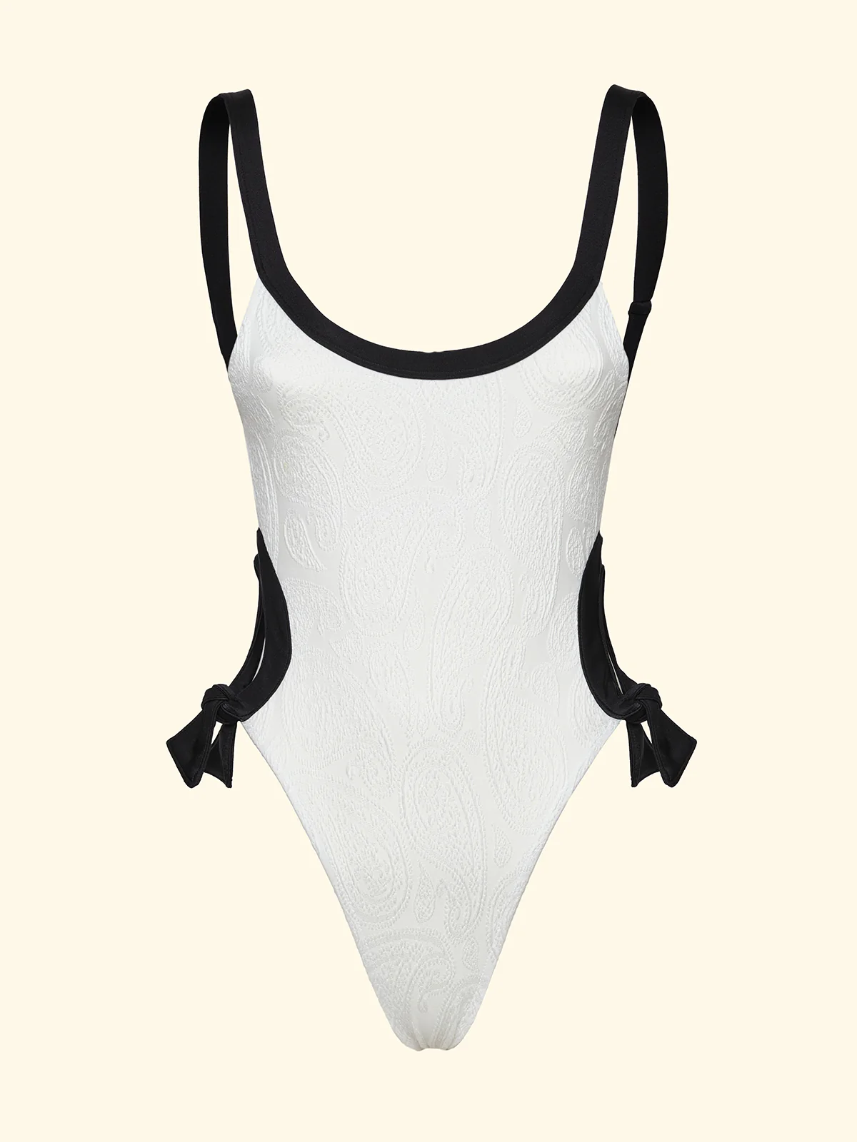 Monokini Donna F**K Bianco SW0532-WH - Image 3