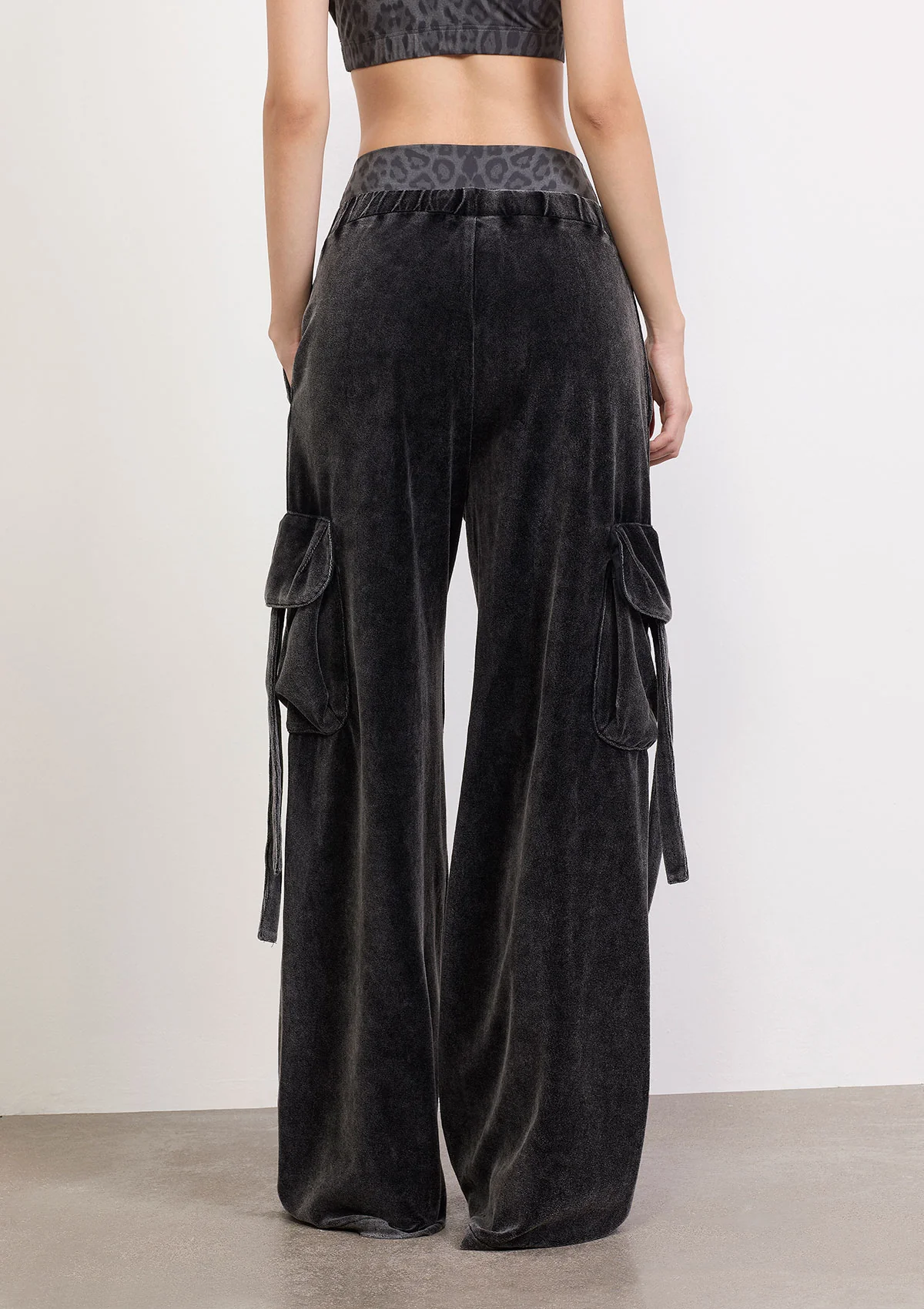 Pantalone Cargo Donna F**K Nero W0412-BK - Image 5