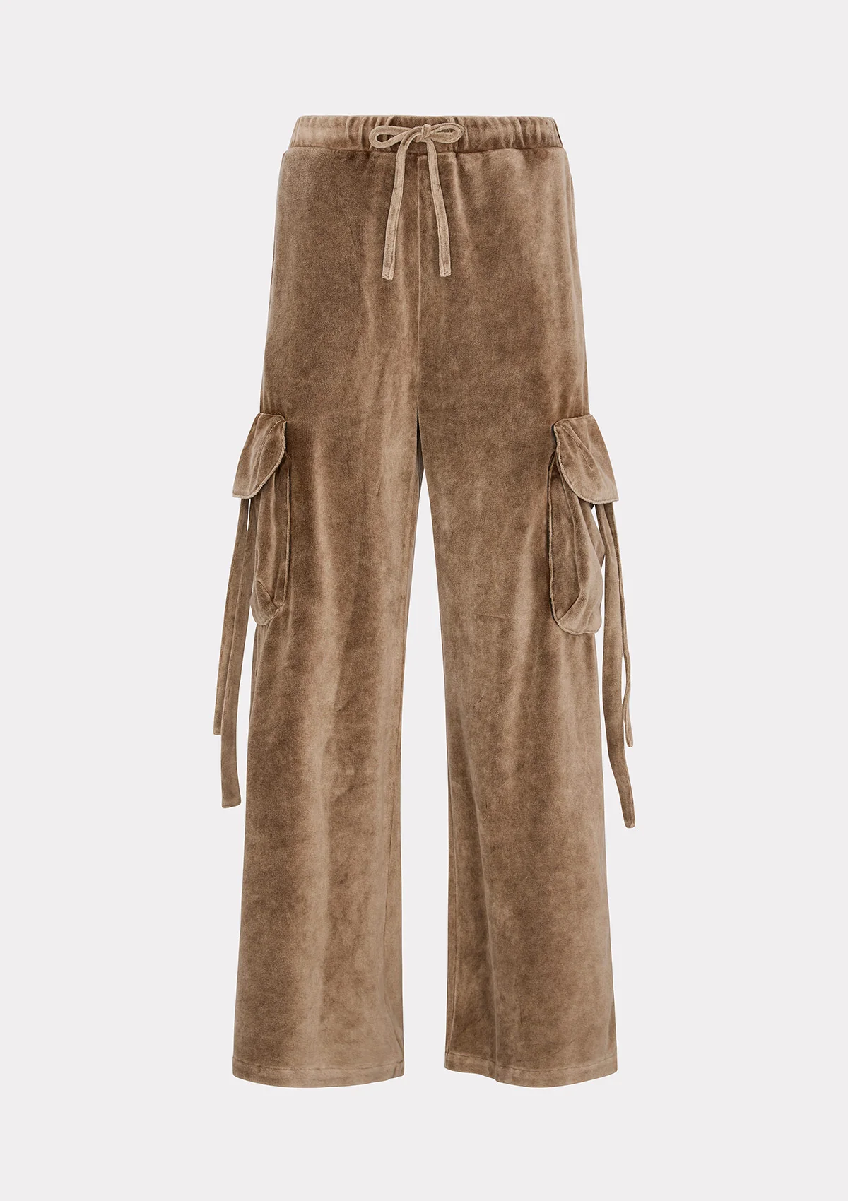 Pantalone Cargo Donna F**K Light brown W0412-LB - Image 4