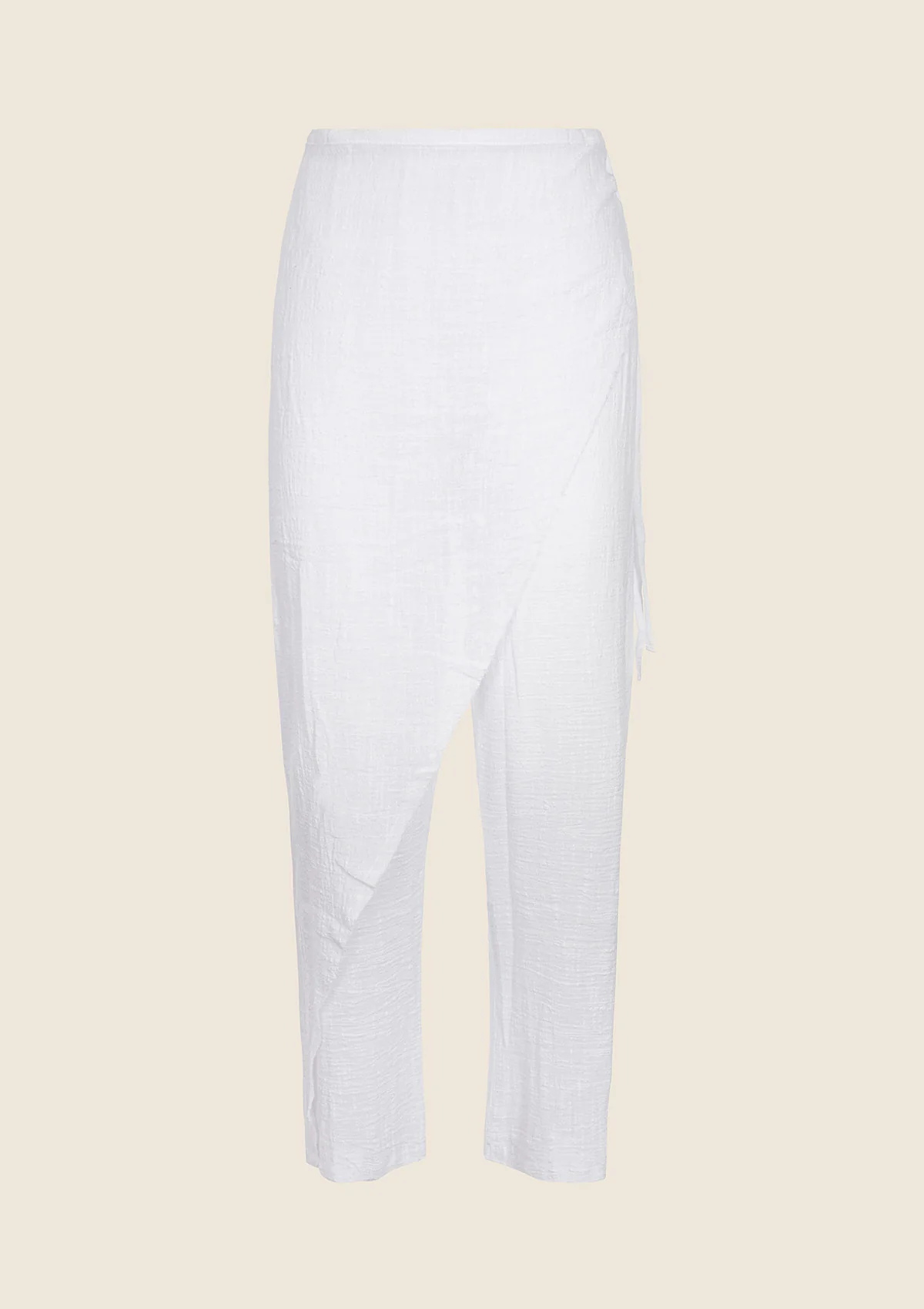 Pantalone Donna F**K Bianco 0758-WH - Image 3