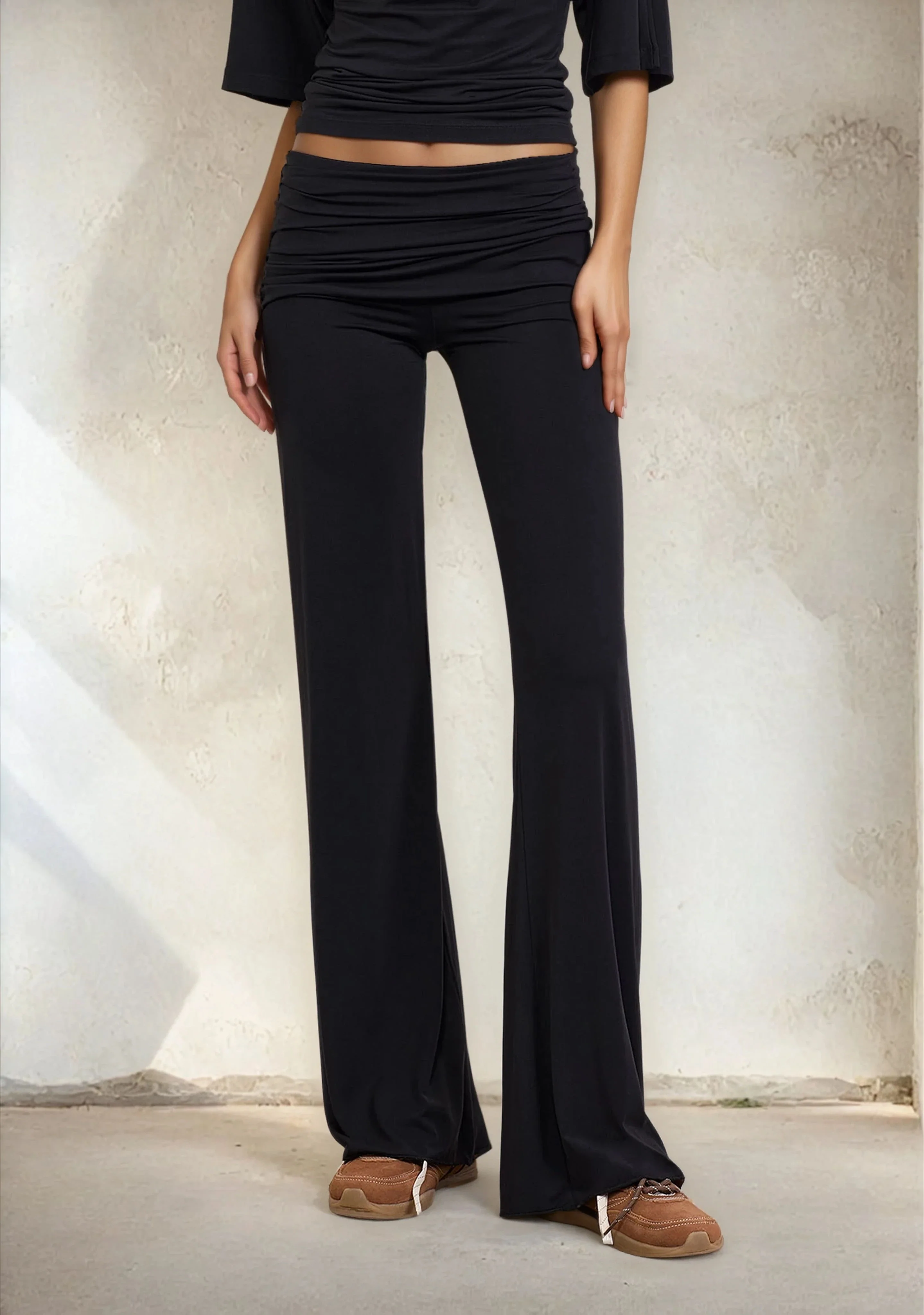 Pantalone Donna F**K Nero W0612-BK - Image 2