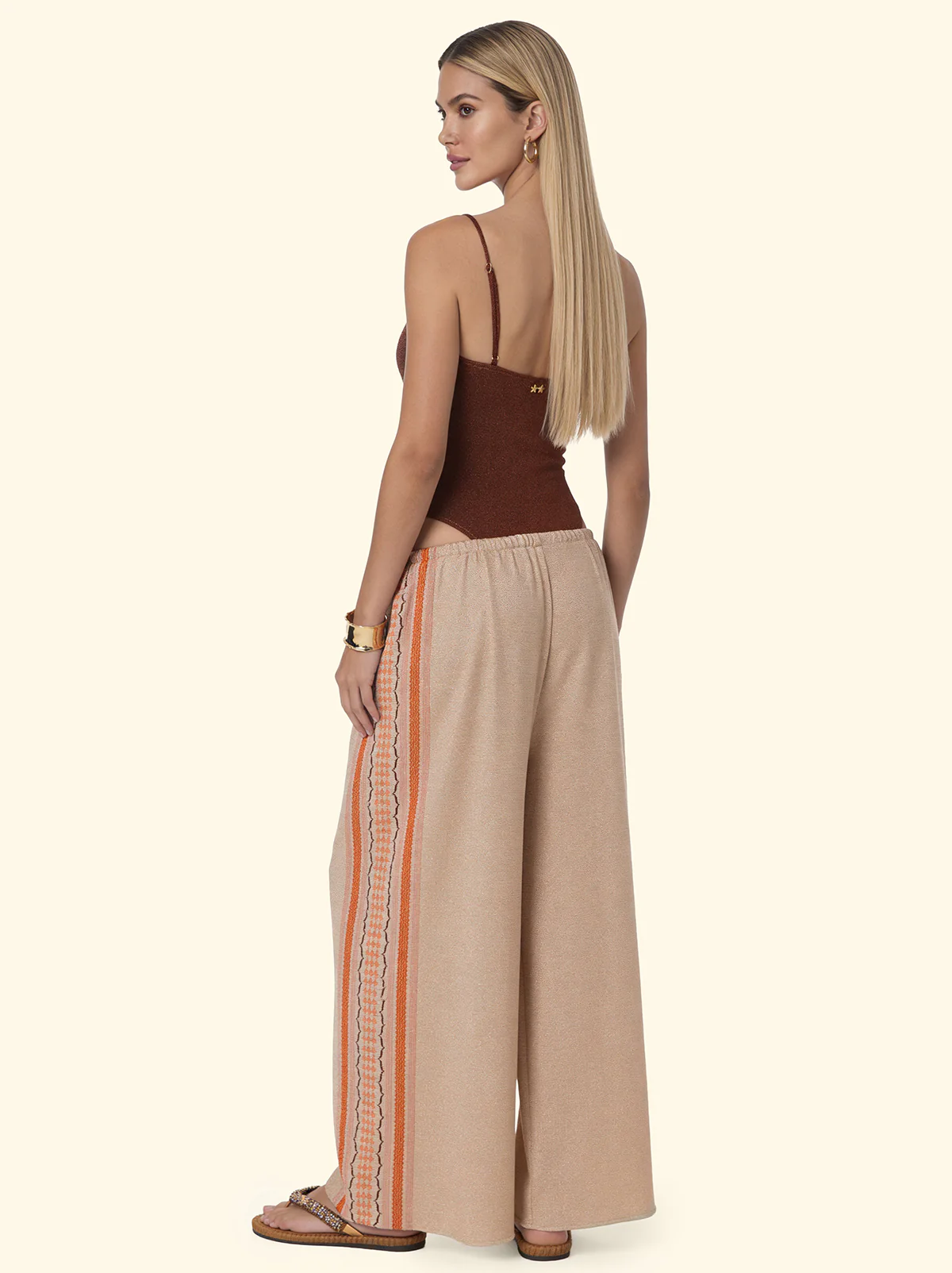 Pantalone Palazzo Donna F**K Fantasia SW0749-X67 - Image 3