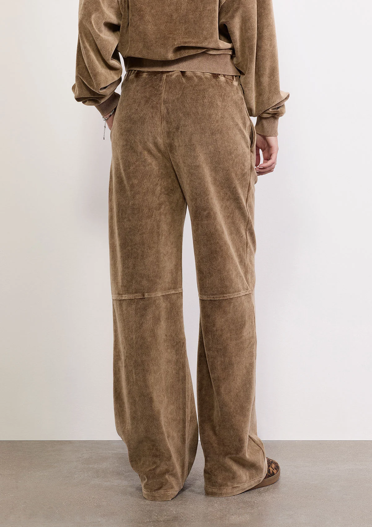 Pantalone Donna F**K Light Brown W0415-LB - Image 4