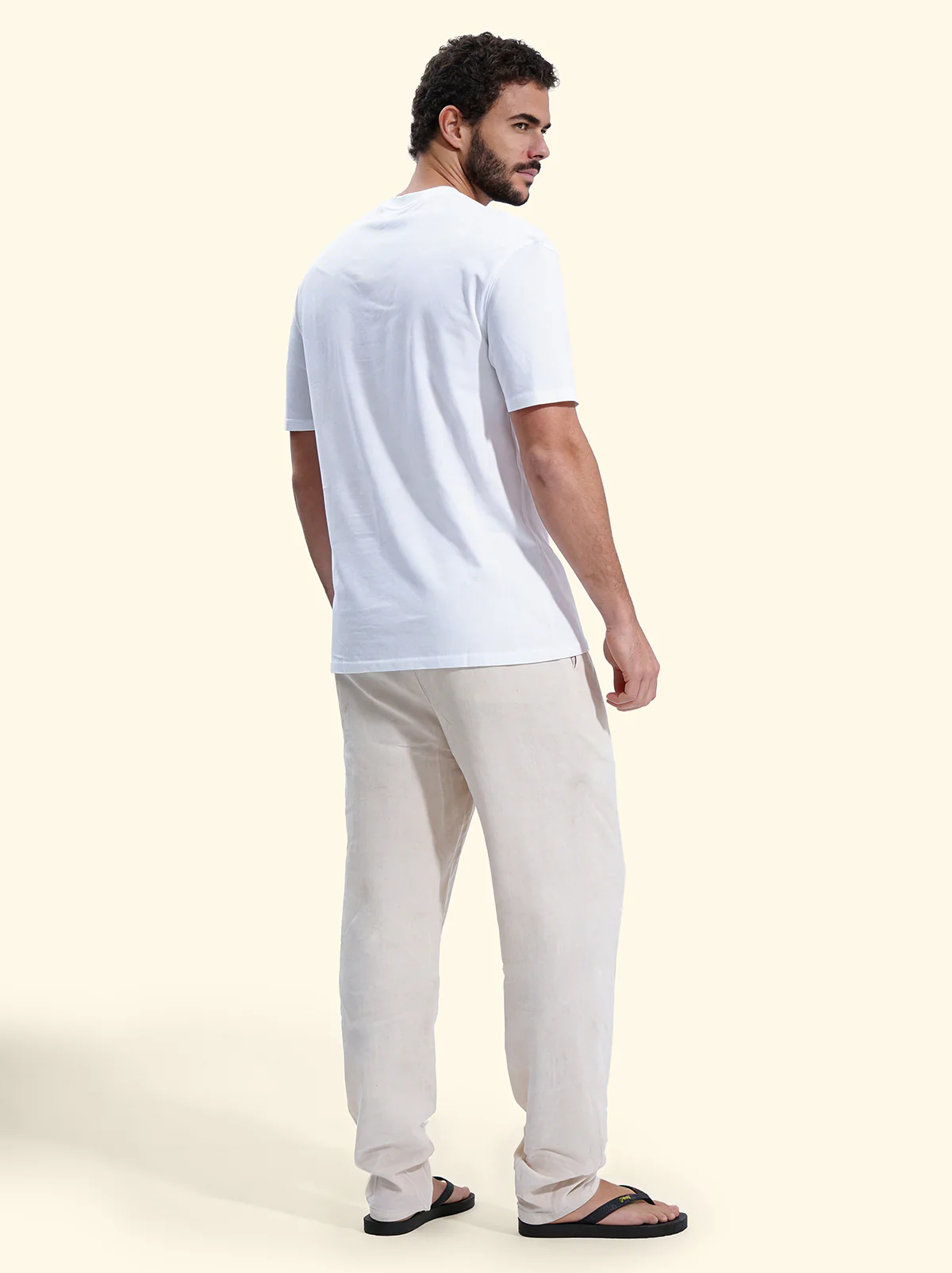 Pantalone Uomo F**K Beige SM7003-BG - Image 2