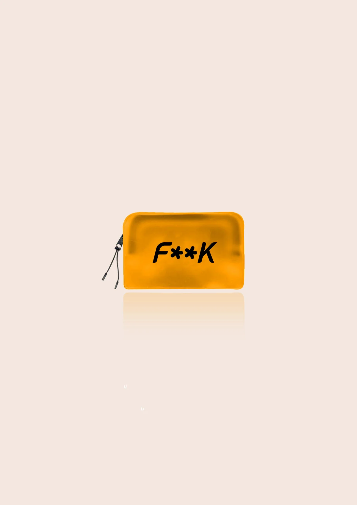 Pochette Donna F**K Arancione Fluo W01AU97-FO