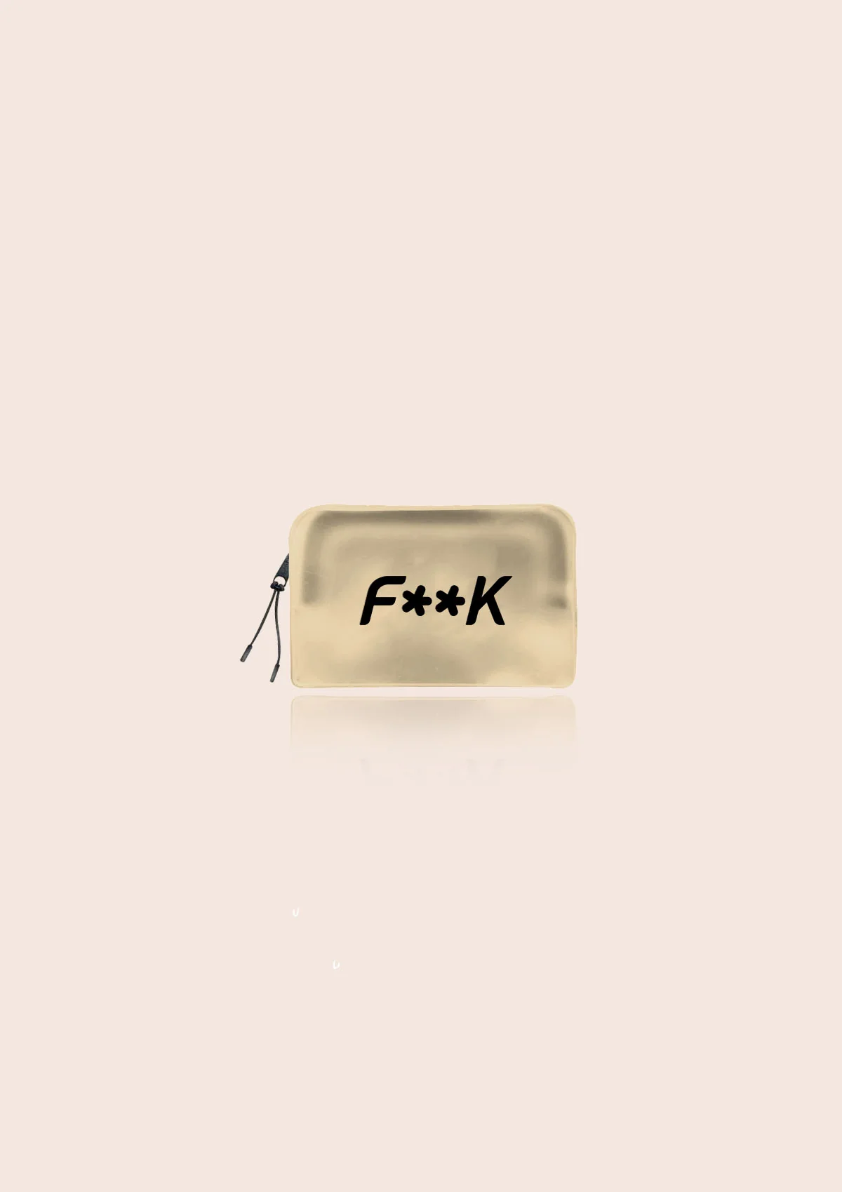 Pochette Donna F**K Beige W01AU97-BG
