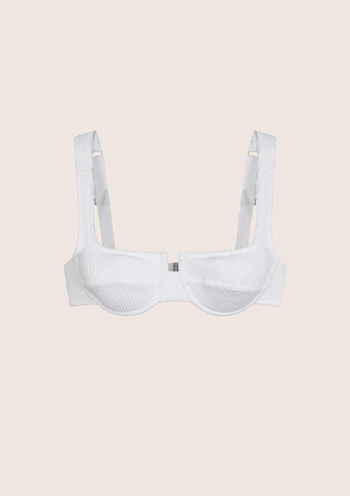 Reggiseno con Ferretto Donna F**K Bianco 1202-WH - Image 3