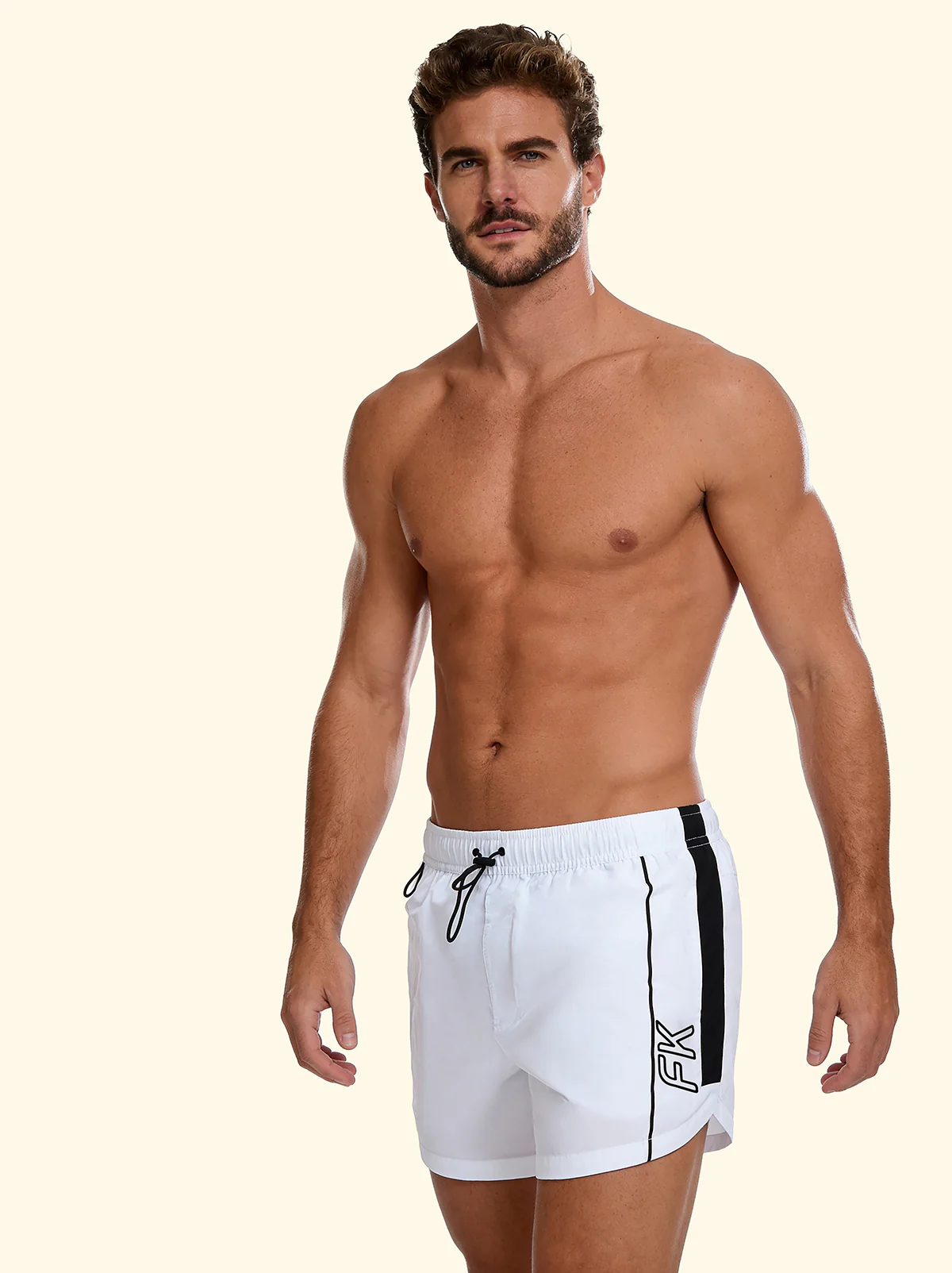 Shorts Uomo F**K Bianco SM5005-WH