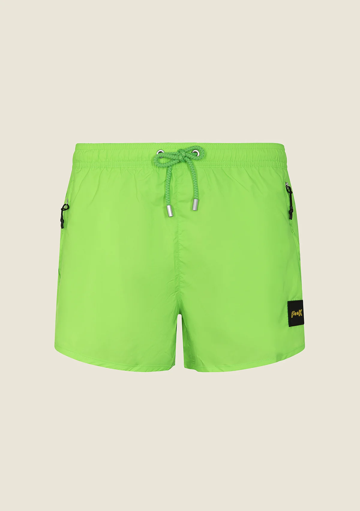 Shorts Uomo F**K Verde Fluo M01BU03-FG - Image 3