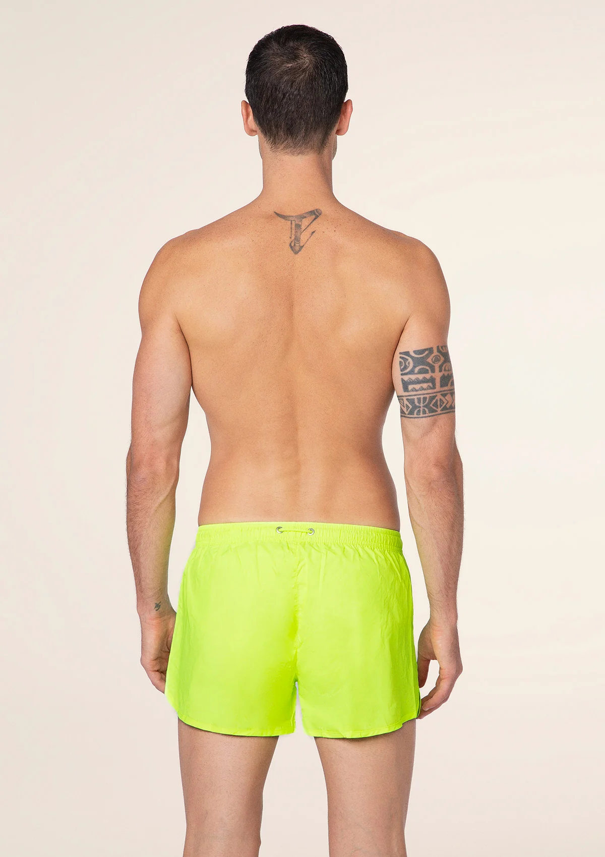 Shorts Uomo F**K Giallo Fluo M01BU03-FY - Image 2