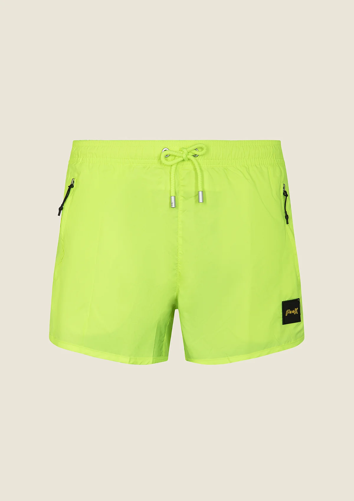 Shorts Uomo F**K Giallo Fluo M01BU03-FY - Image 3