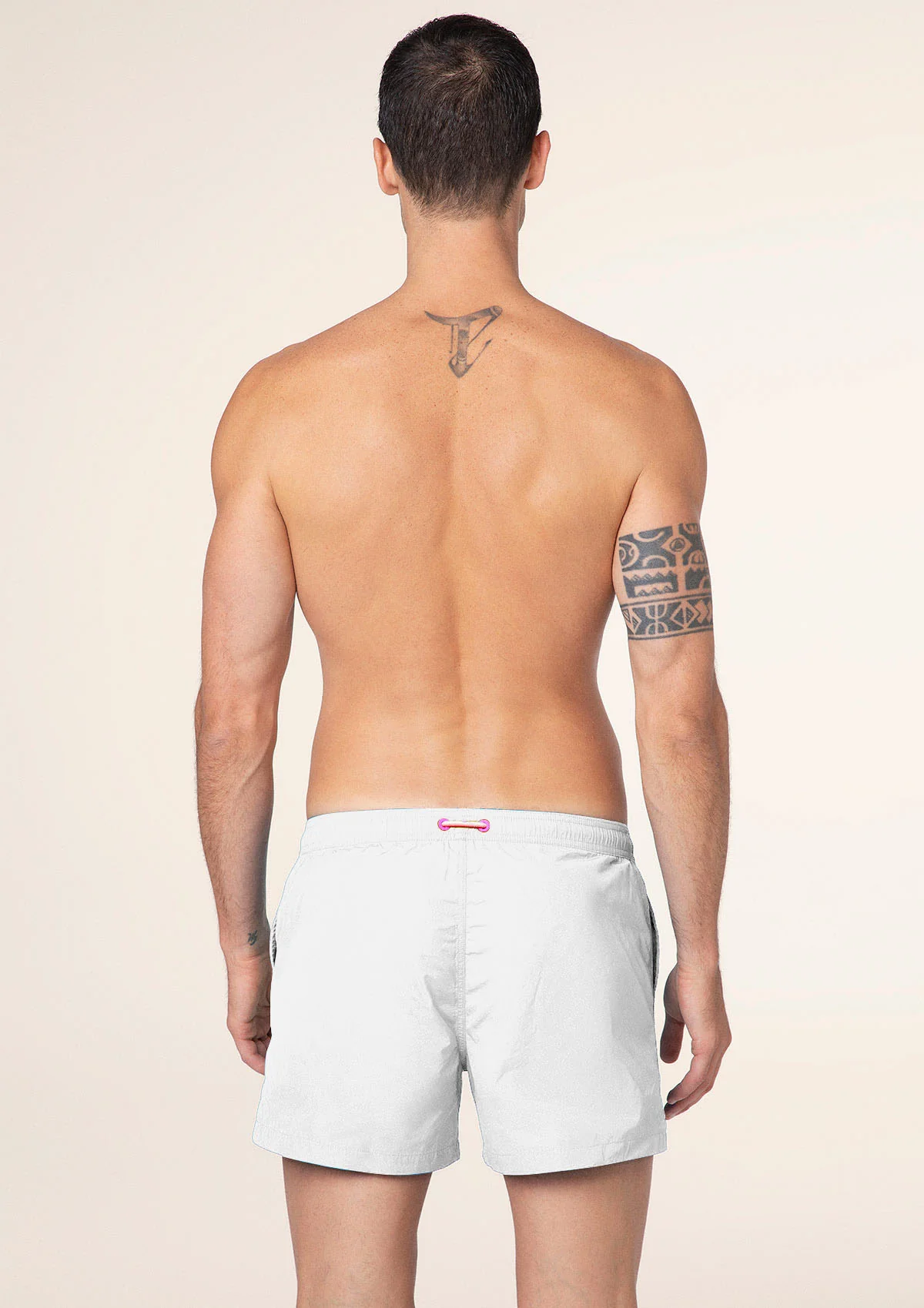 Shorts Uomo F**K Bianco M01BU05-WH - Image 2