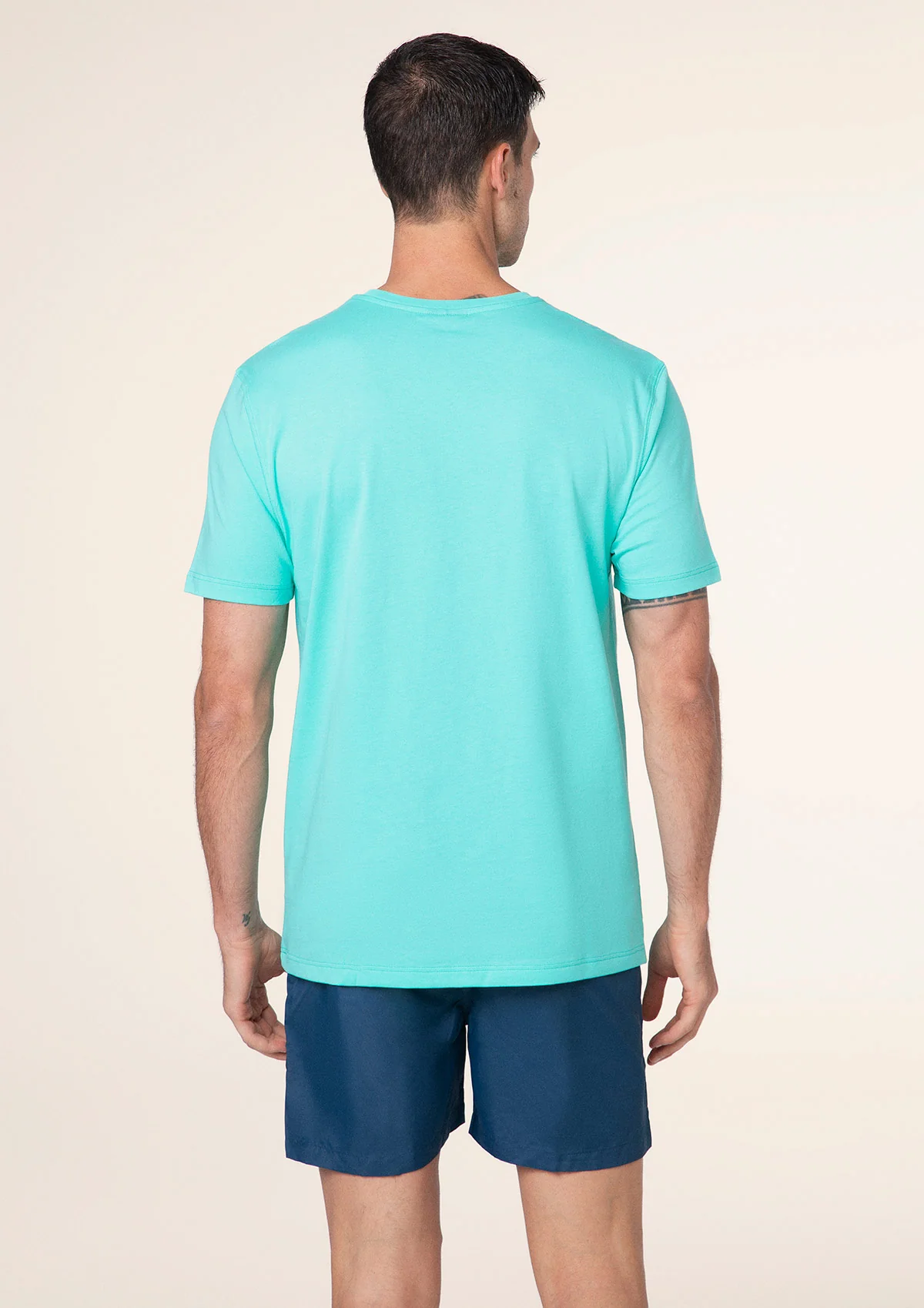 T-Shirt Uomo F**K Verde Acqua M01TS74-AQ - Image 2
