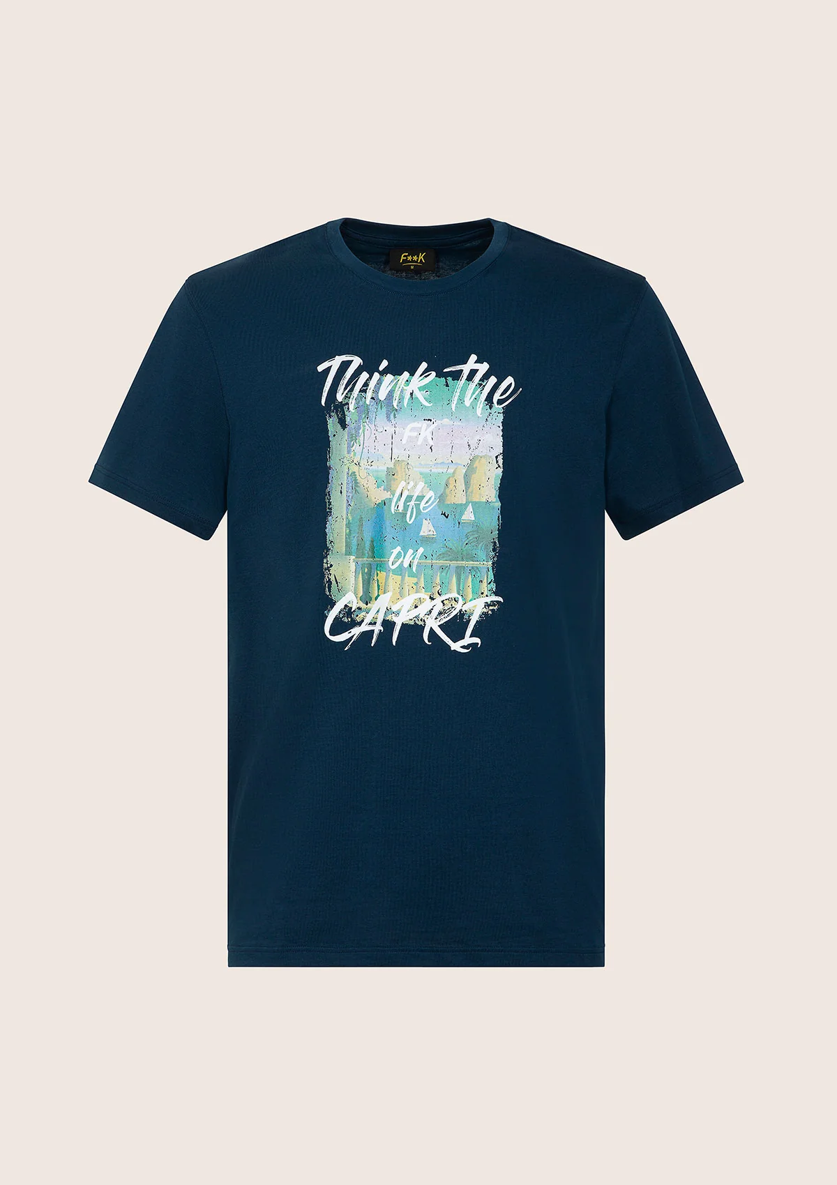 T-Shirt Uomo F**K Blu M01TS81-BU - Image 3