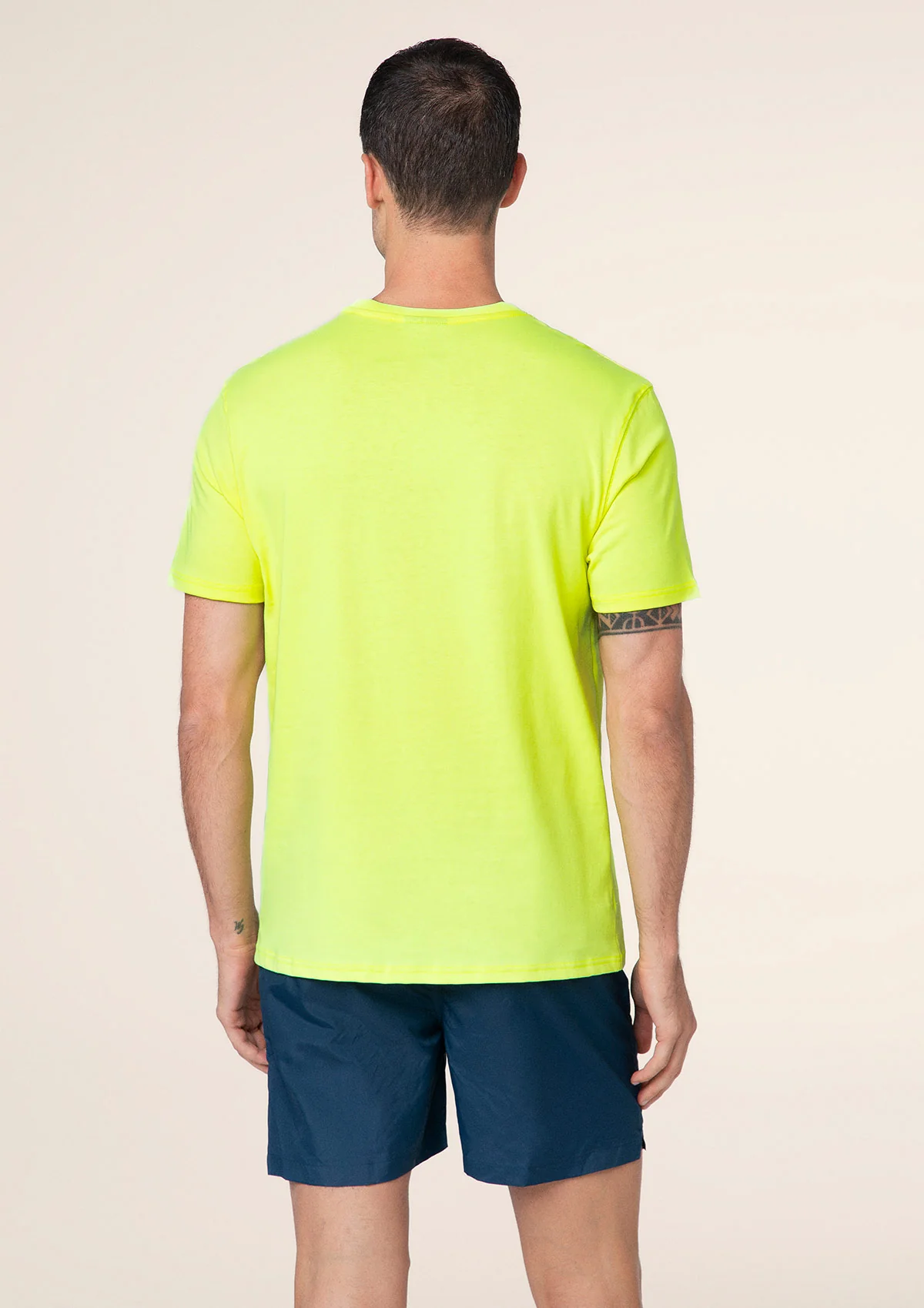 T-Shirt Uomo F**K Giallo Fluo M01TS72-FY - Image 2