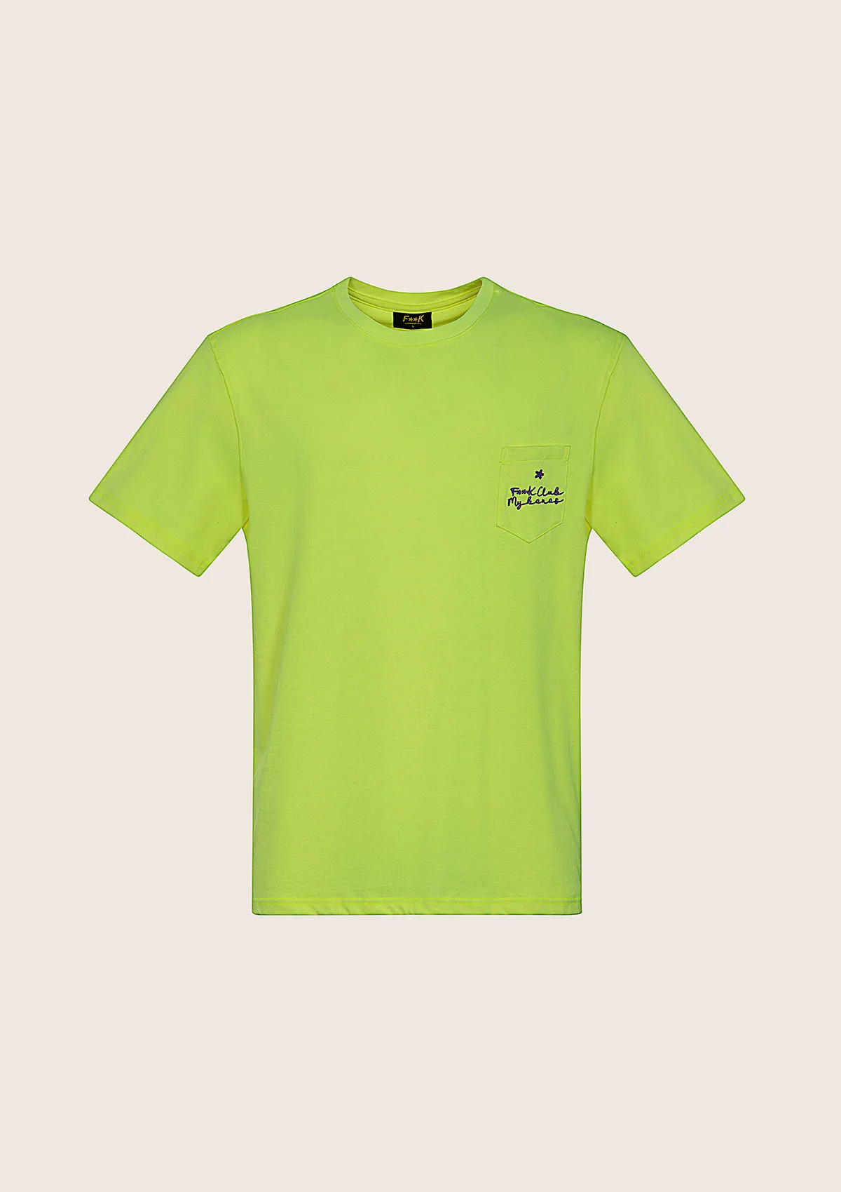 T-Shirt Uomo F**K Giallo Fluo M01TS72-FY - Image 3
