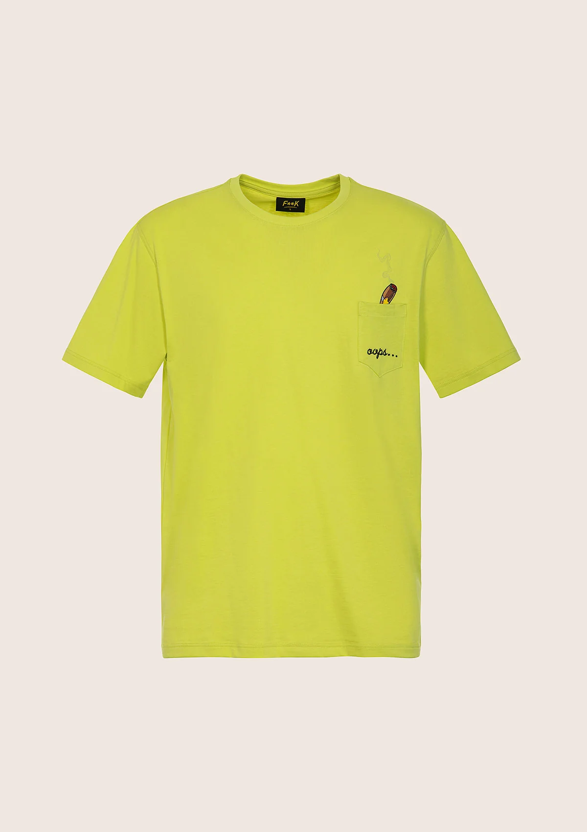 T-Shirt Uomo F**K Lime M01TS94-LI - Image 3