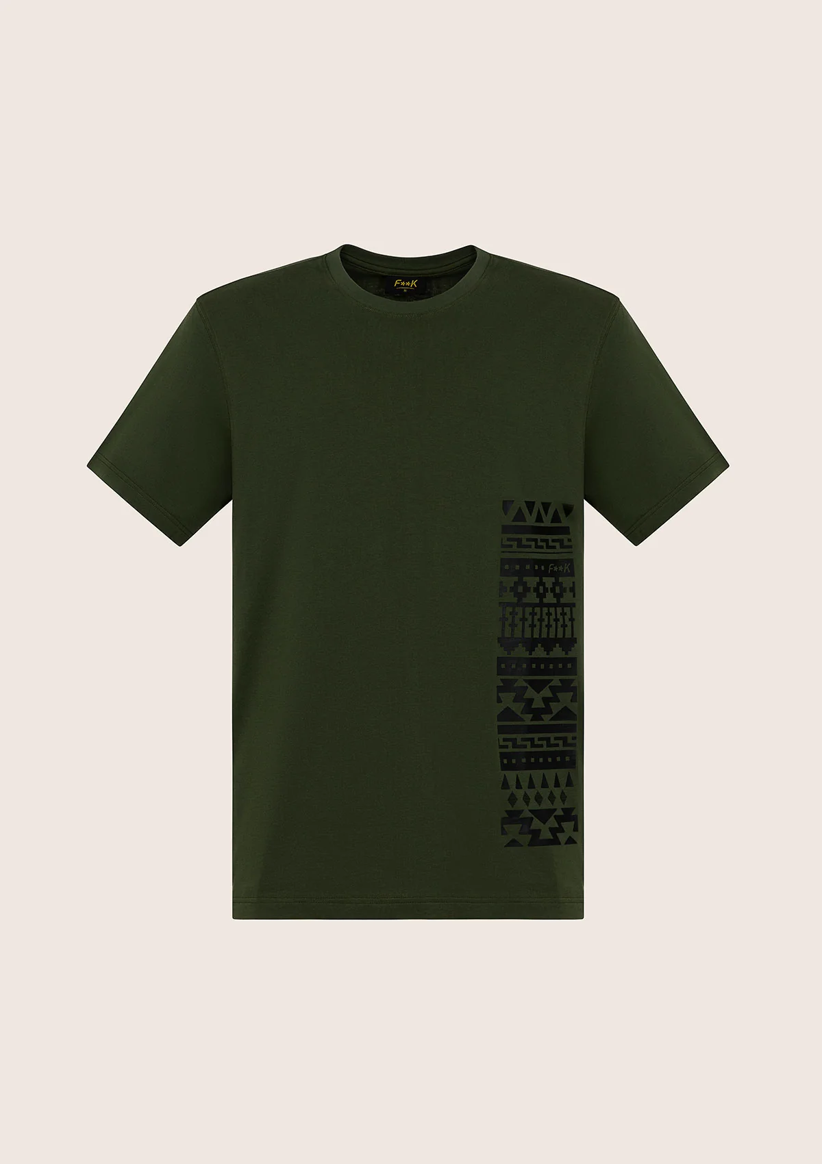 T-Shirt Uomo F**K Verde Militare M01TS95-MG - Image 3