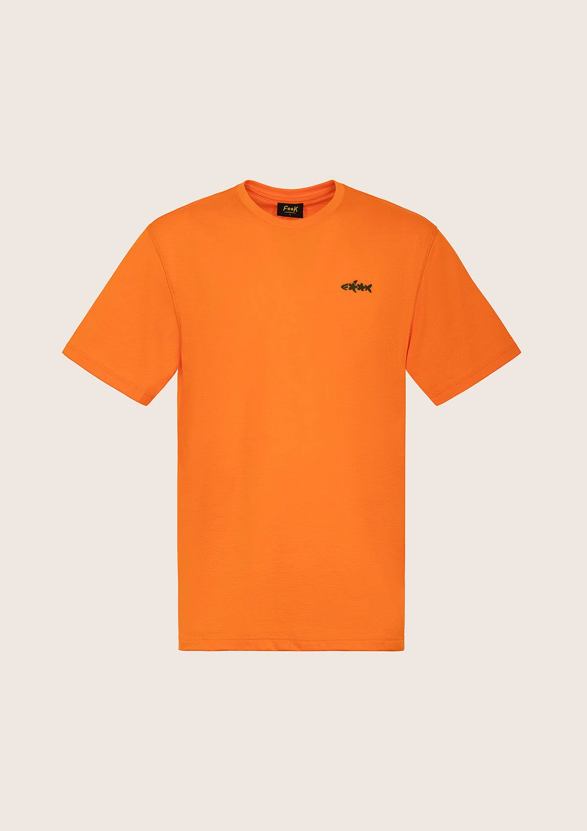 T-Shirt Uomo F**K Arancione M01TS70-OR - Image 3