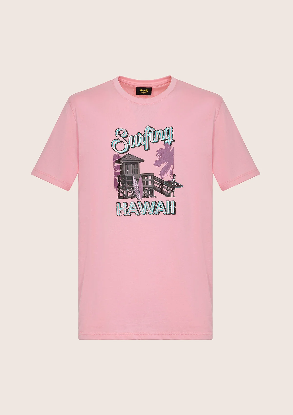 T-Shirt Uomo F**K Rosa M01TS74-PK - Image 3