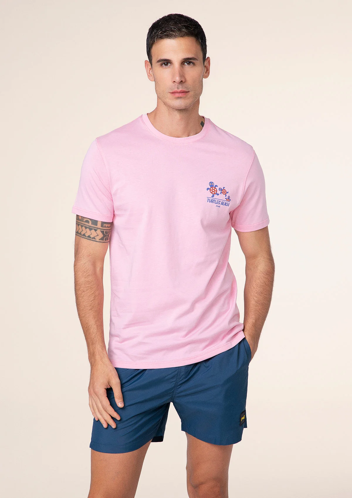 T-Shirt Uomo F**K Rosa M01TS93-PK