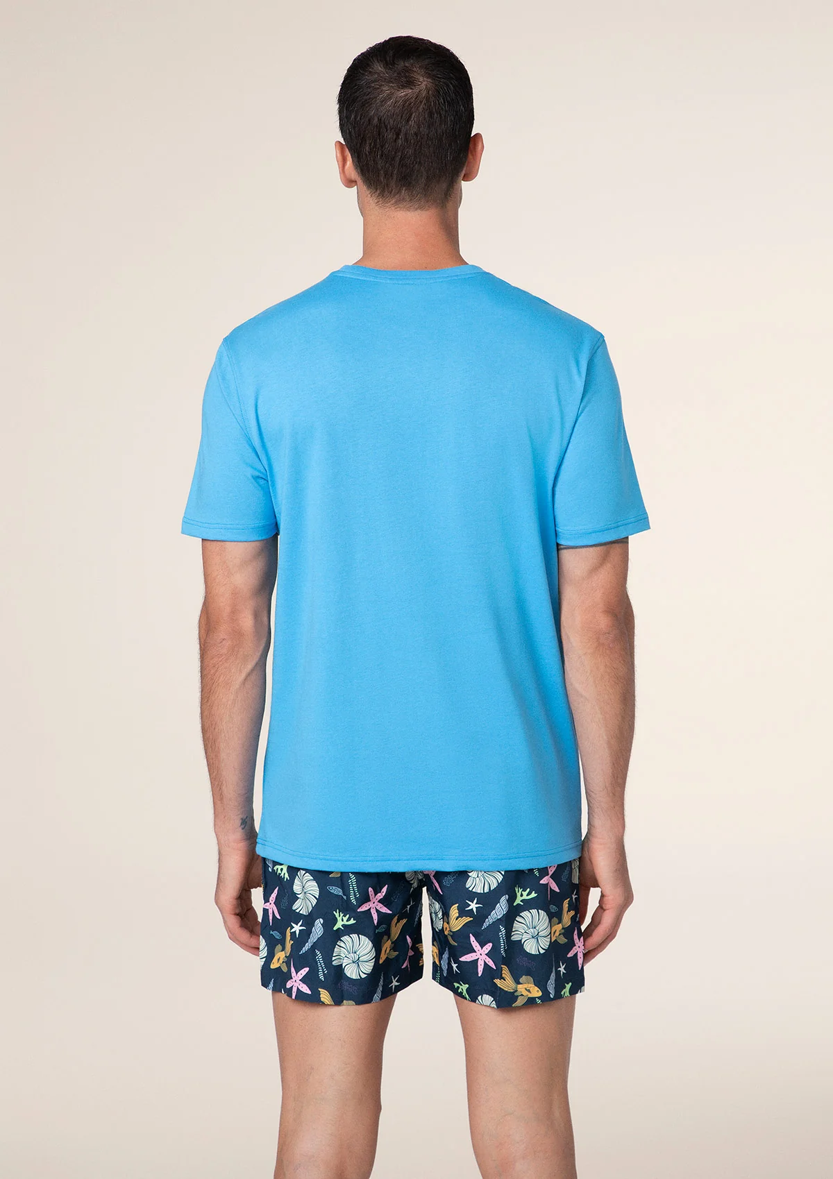 T-Shirt Uomo F**K Turchese M01TS72-TQ - Image 2