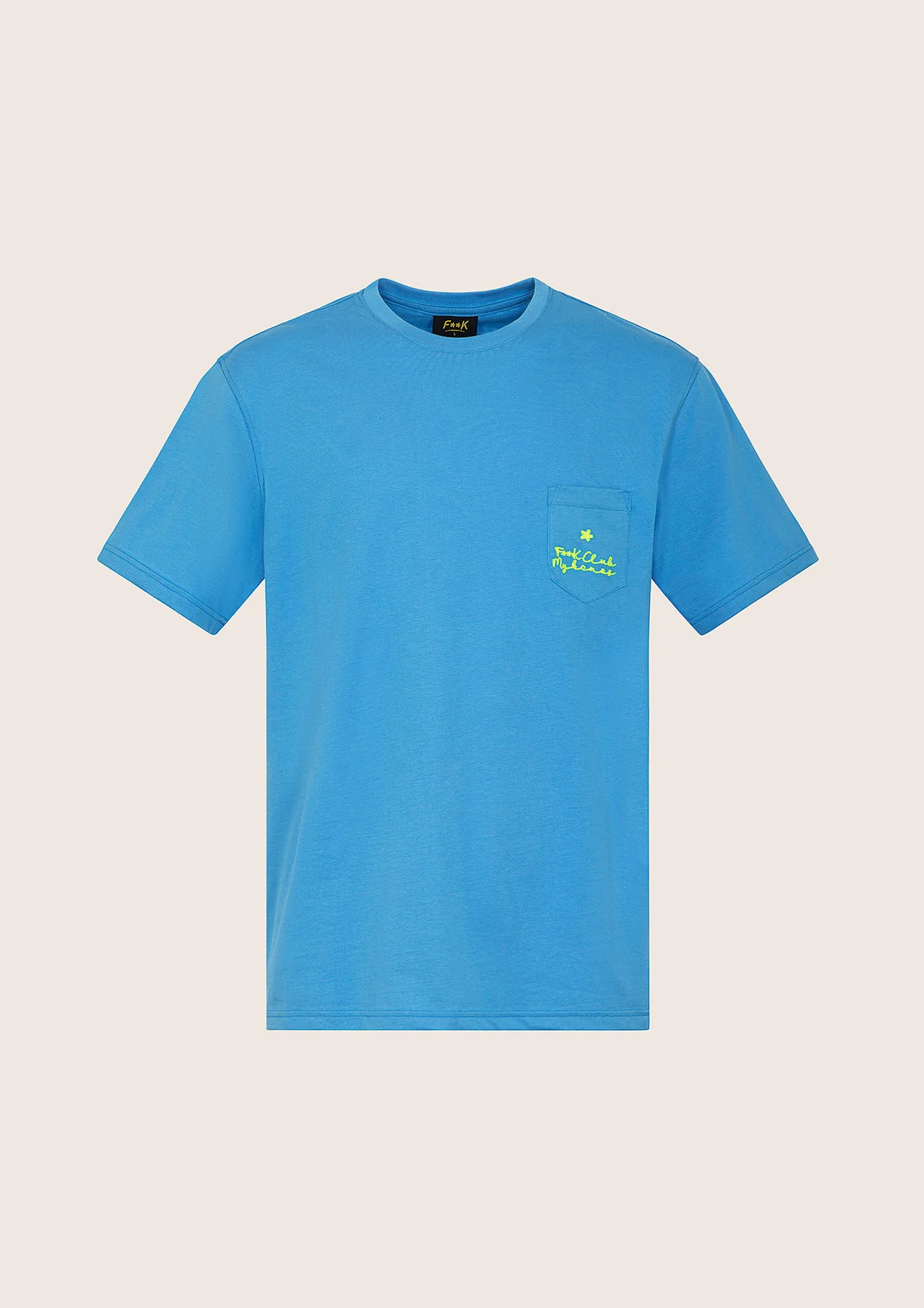 T-Shirt Uomo F**K Turchese M01TS72-TQ - Image 3
