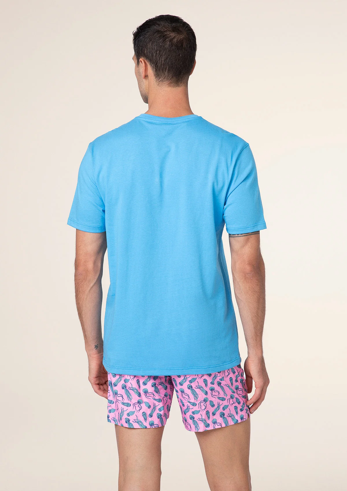 T-Shirt Uomo F**K Turchese M01TS70-TQ - Image 2
