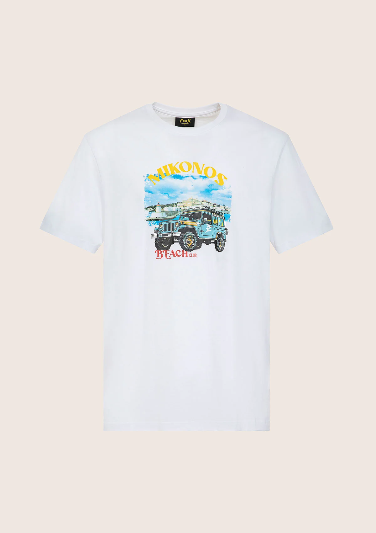 T-Shrit Uomo F**K Bianca M01TS75-WH - Image 3