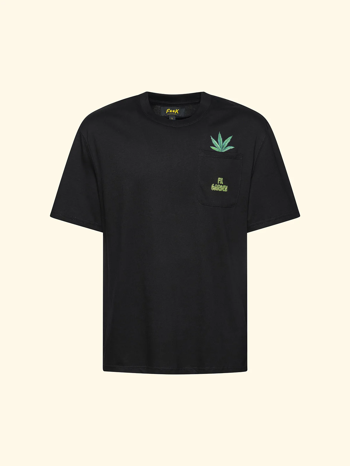 T-Shirt Uomo F**K Nero SM6004-BK - Image 3