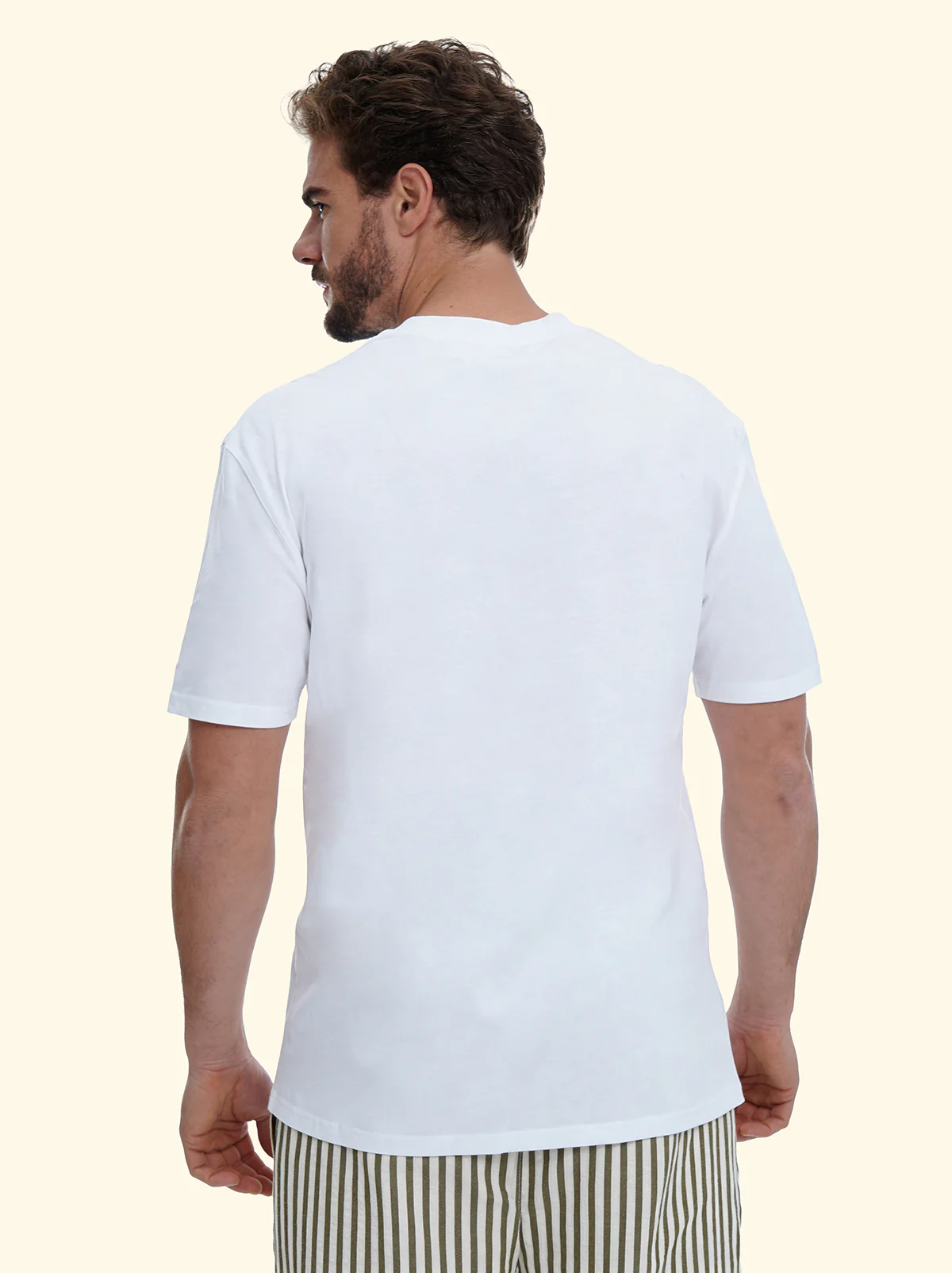 T-Shirt Uomo F**K Bianco SM6003-WH - Image 2