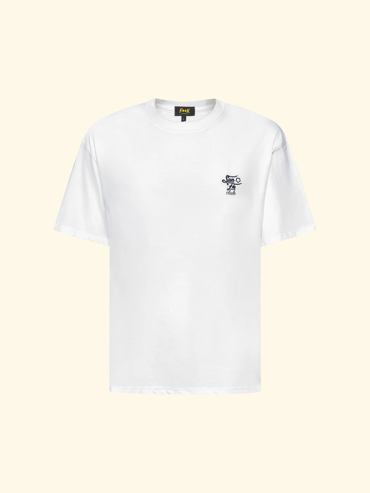 T-Shirt Uomo F**K Bianco SM6001-WH - Image 3