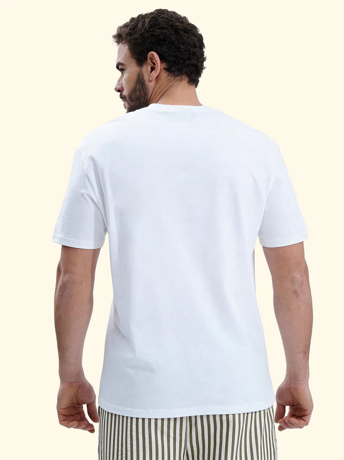 T-Shirt Uomo F**K Bianco SM6011-WH - Image 2