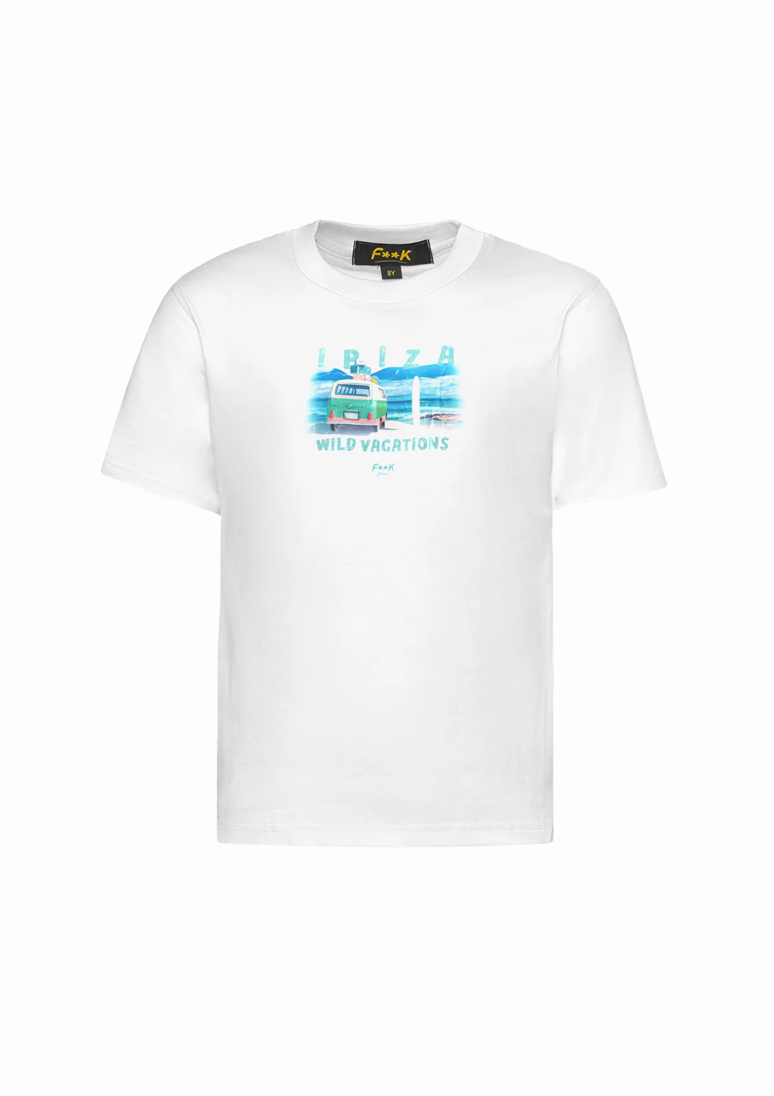 T-Shirt Bambino F**K Bianca SJ6008-WH