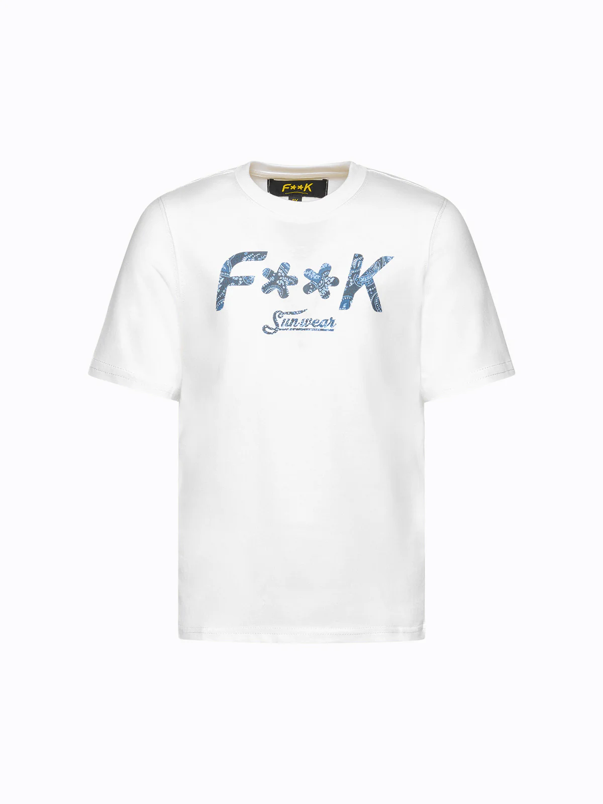 T-Shirt Bambino F**K Bianca SJ6011-WH