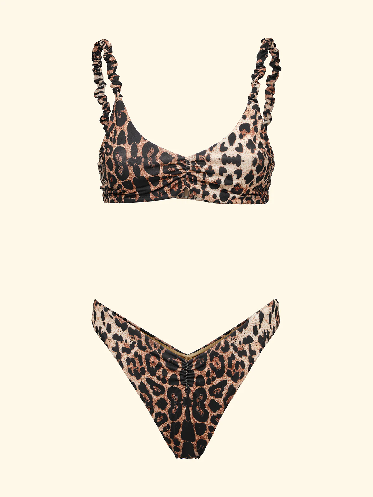 Bikini Donna F**K Top Fisso con Slip Americano Fisso Fantasia SW2951-X02 - Image 4