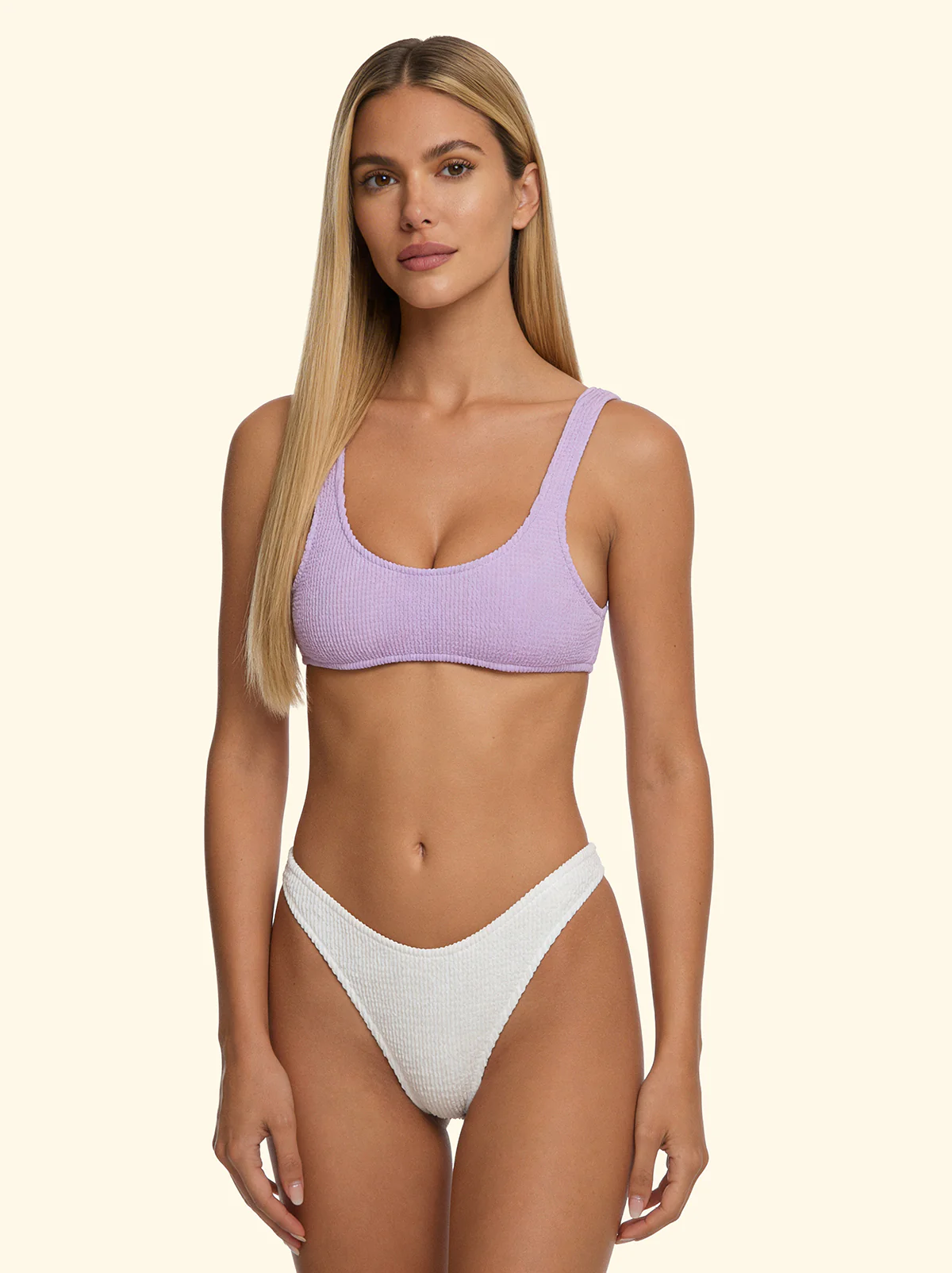 Top Fisso Donna F**K Lilla SW1211-LC