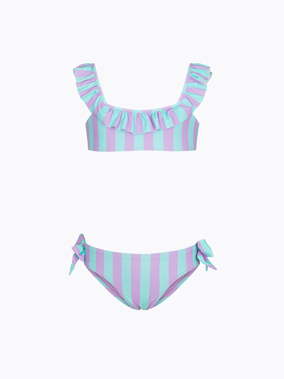 Bikini Bambina F**K Top con Slip Fisso Fantasia SG0724-X82