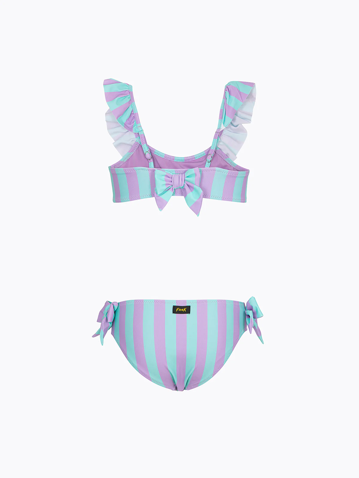 Bikini Bambina F**K Top con Slip Fisso Fantasia SG0724-X82 - Image 2