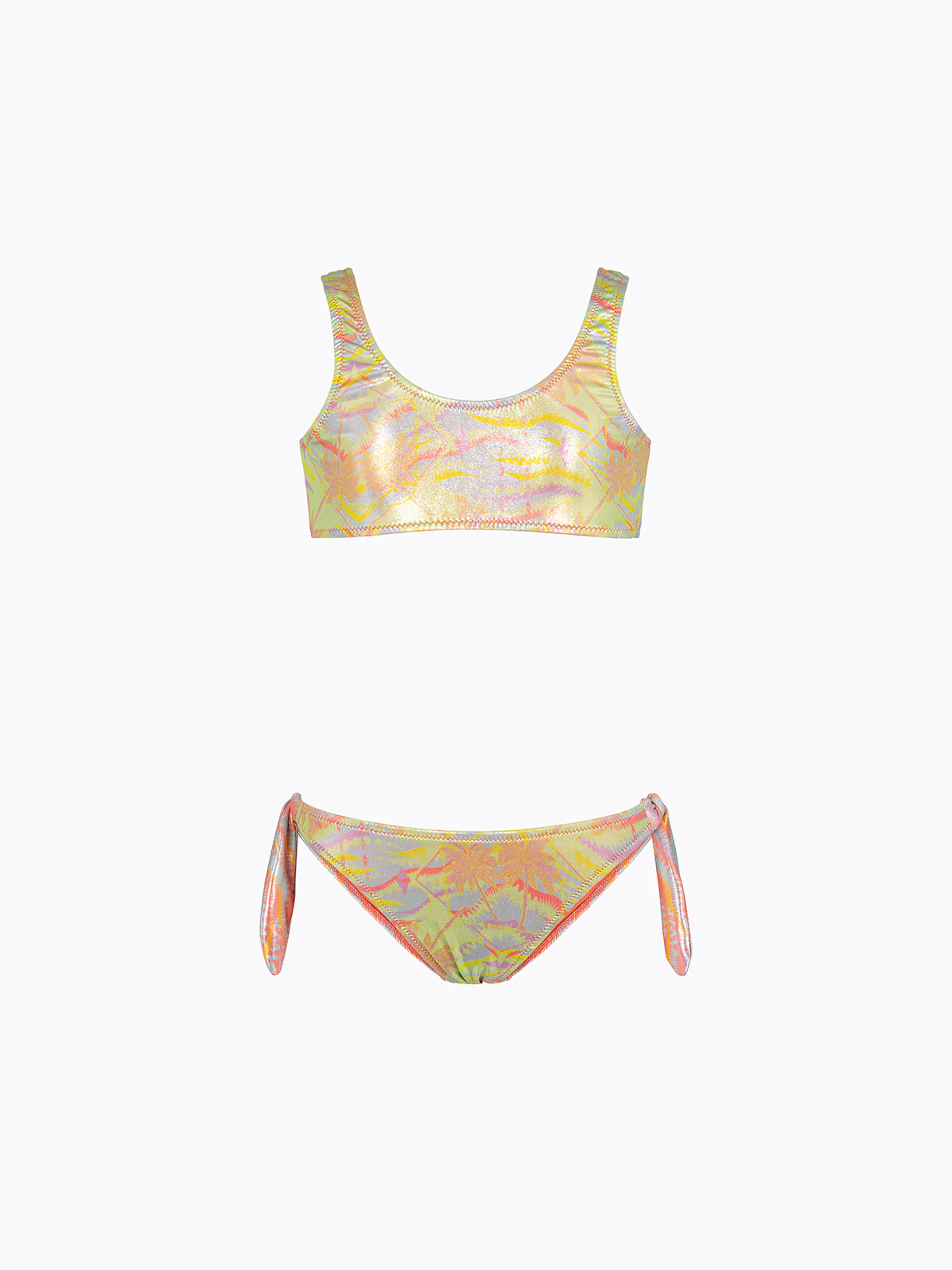 Bikini Bambina F**K Top con Slip Fisso Fantasia SG0311-X35