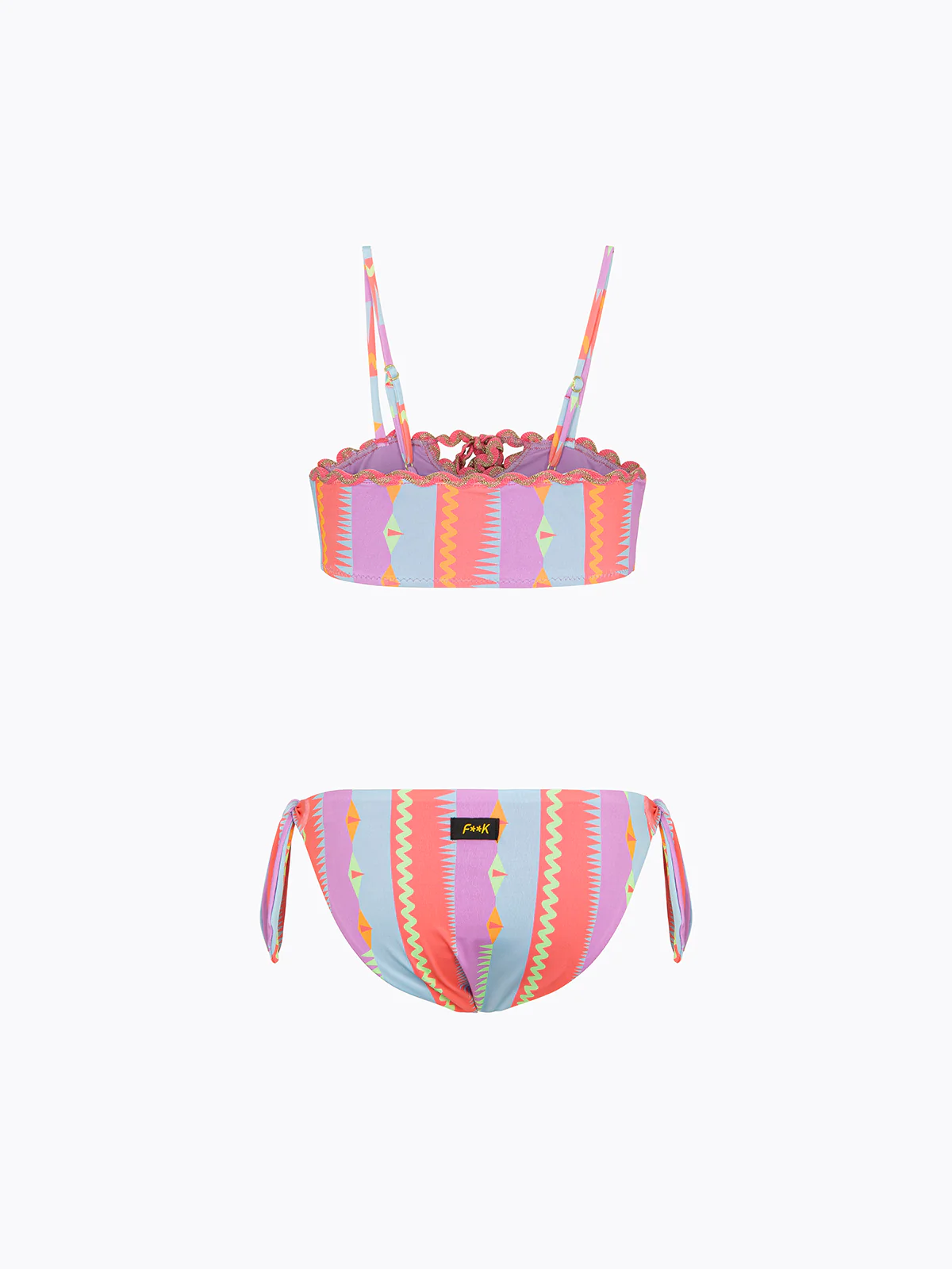 Bikini Bambina F**K Top fisso con Slip Fisso Fantasia SG0331-X24 - Image 2