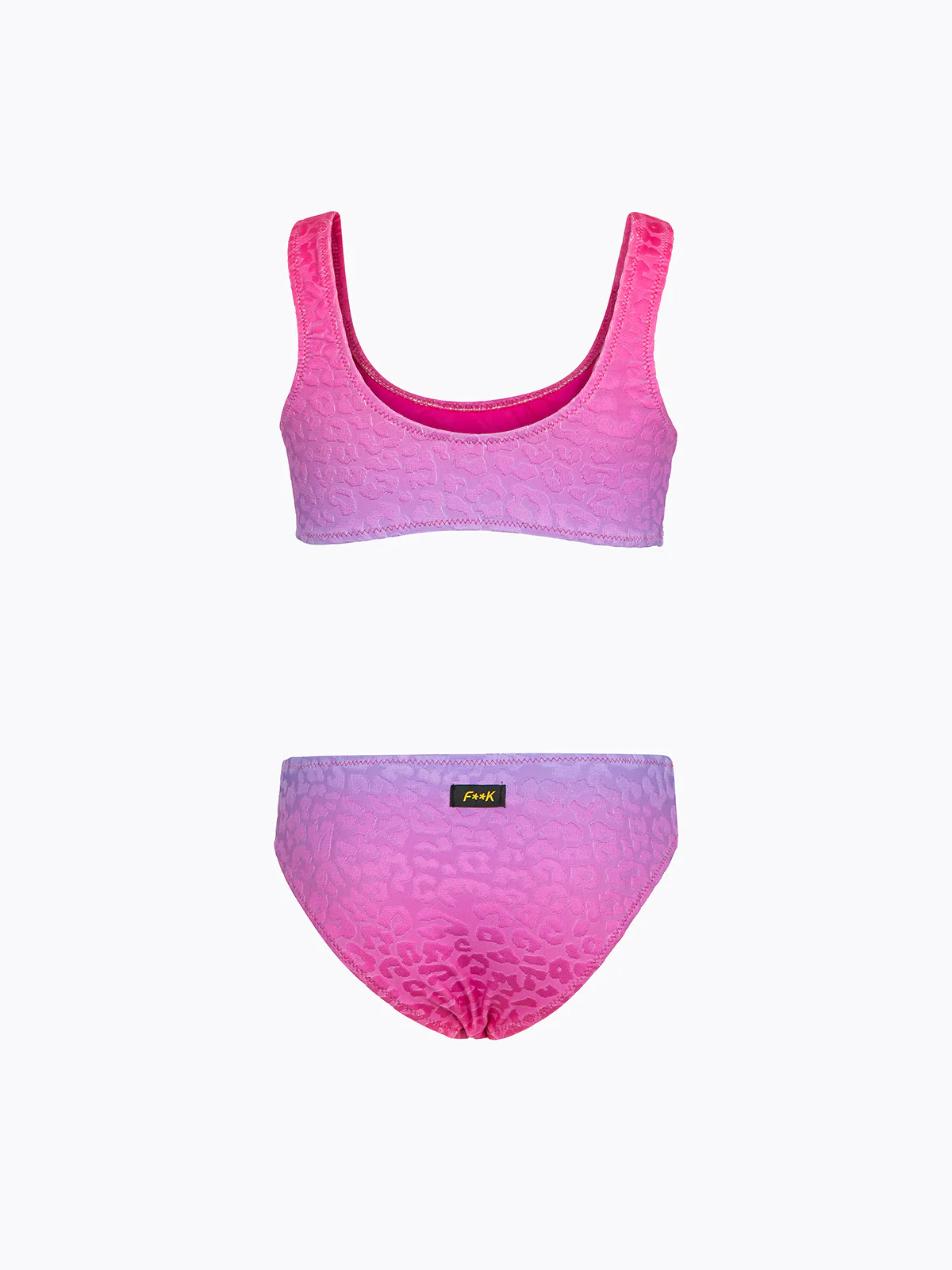 Bikini Bambina F**K Top con Slip Fisso Fantasia SG0681-X92 - Image 2
