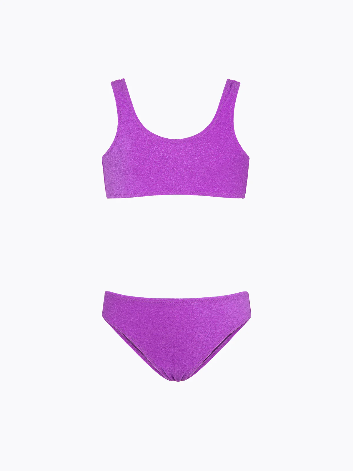 Bikini Bambina F**K Top con Slip Fisso Viola SG0521-PR