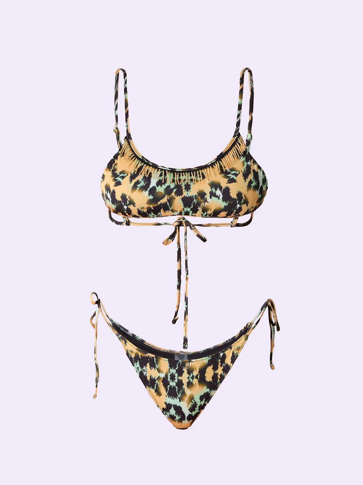 Bikini Donna F**K Crazy Top con Slip Regolabile Fantasia SW0701-X20 - Image 3