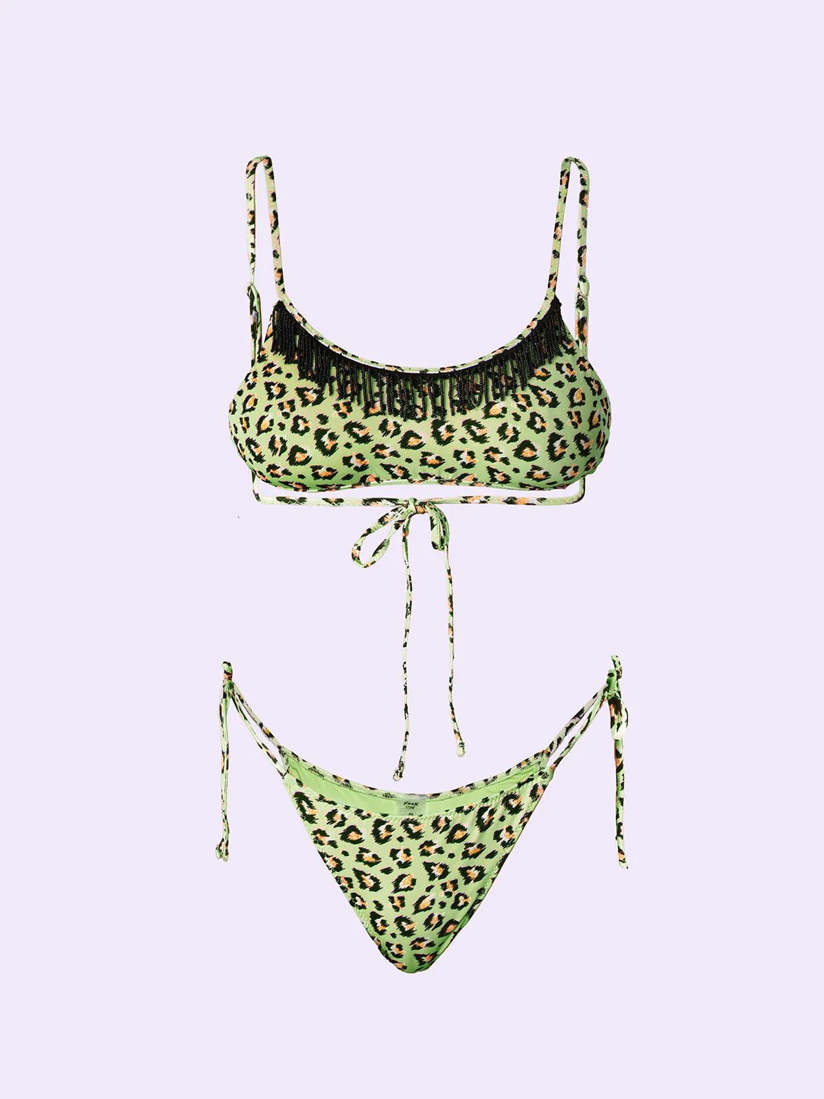Bikini Donna F**K Crazy Top con Slip Regolabile Fantasia SW0701-X29 - Image 3