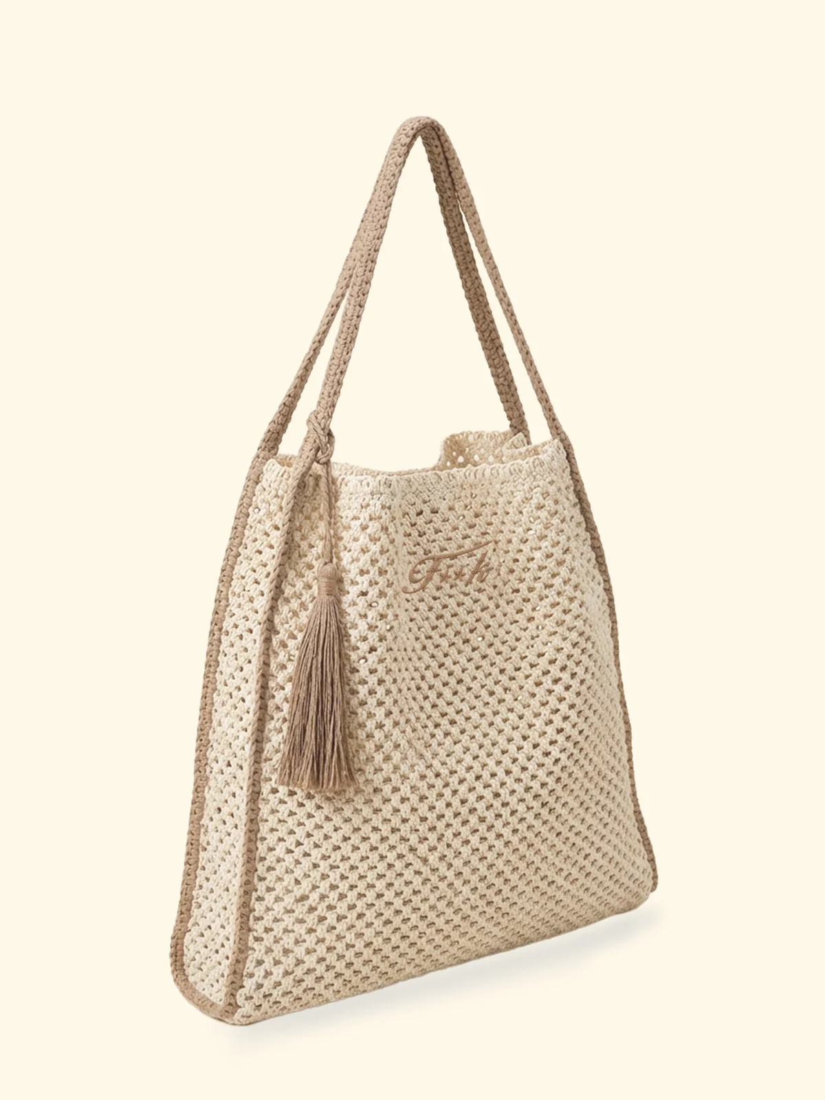 Tote Bag Donna F**K Beige SW0004-BG - Image 2