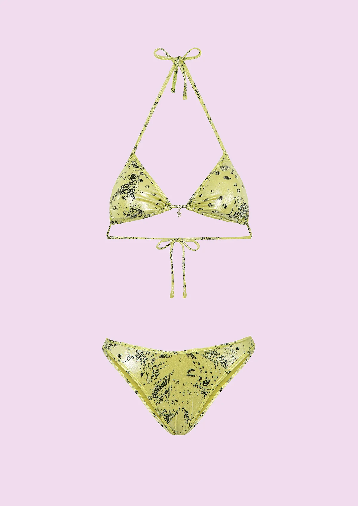 Bikini Donna F**K Triangolo con Slip Americano Fisso Fantasia SWC050-X07 - Image 4