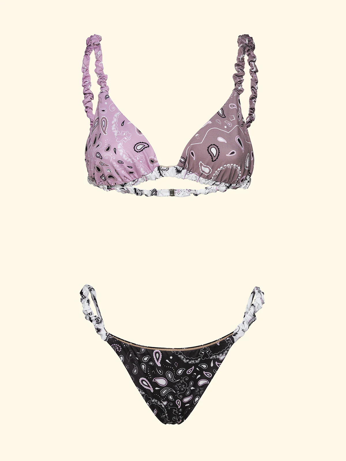 Bikini Donna F**K Triangolo con Slip Fisso Fantasia SW2905-X55 - Image 3