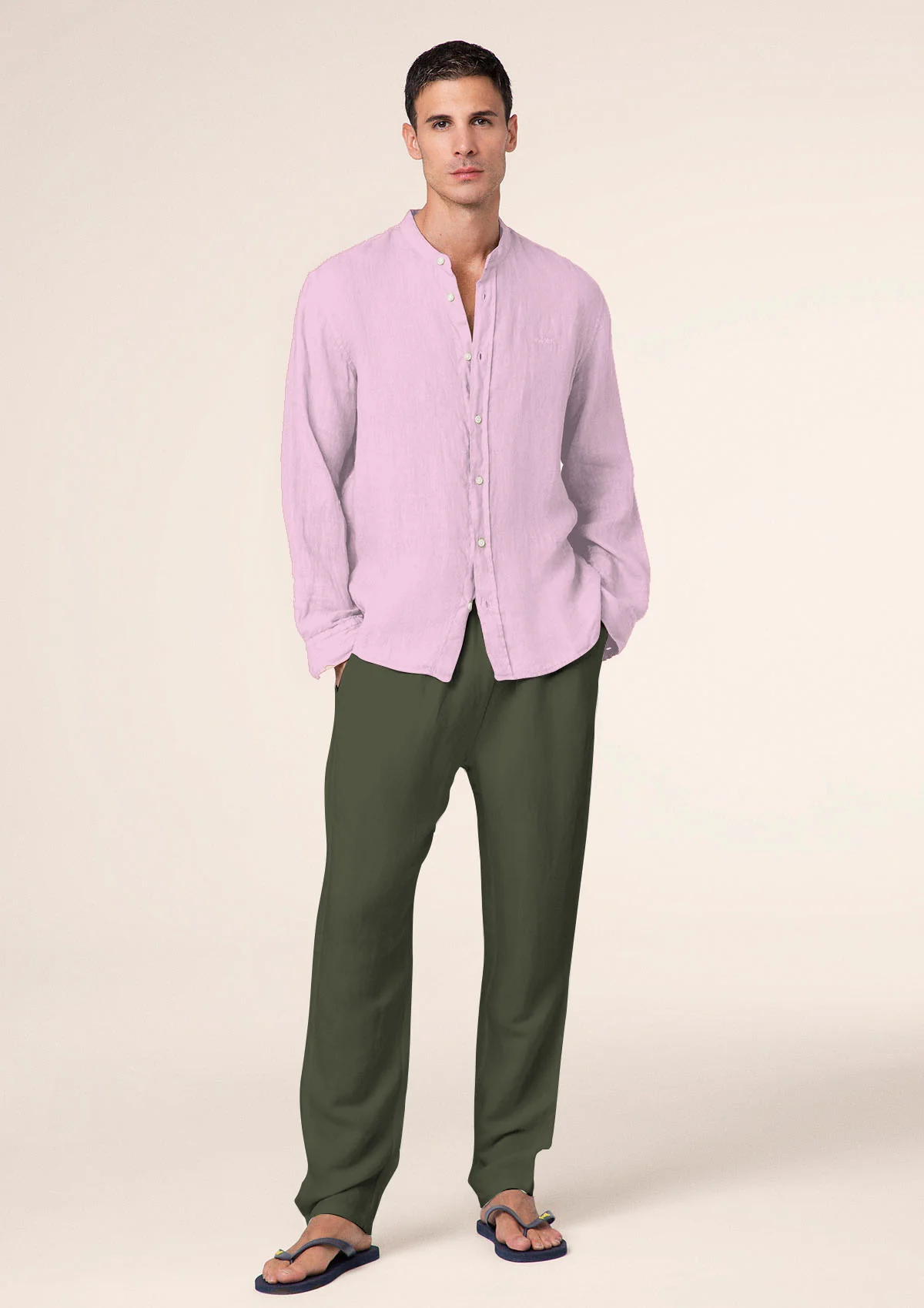Pantalone Uomo F**K Verde Militare M01PL43-MG