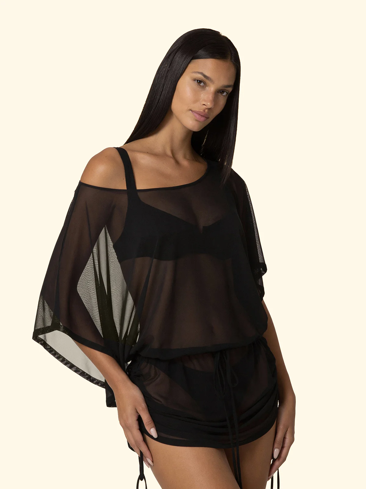 Vestito Corto Donna F**K Nero SW1842-BK - Image 2